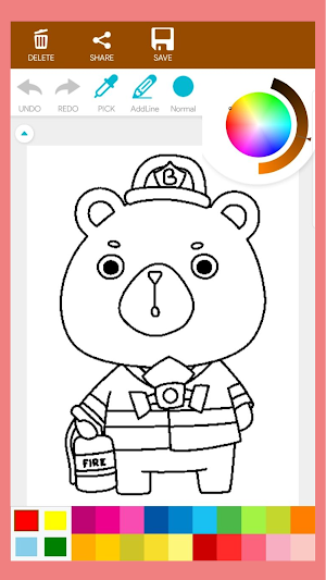 Teddy Bear Coloring Book Screenshot 3