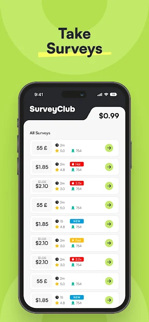 Survey Club Screenshot 2