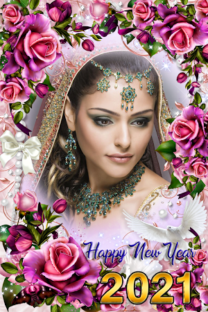 Happy new year photo frame 2021 Screenshot 1