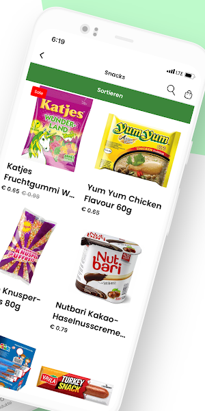 FoodPaket Screenshot 1