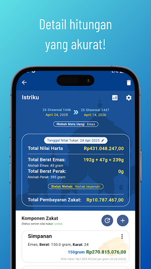 Hitung Zakat Screenshot 2