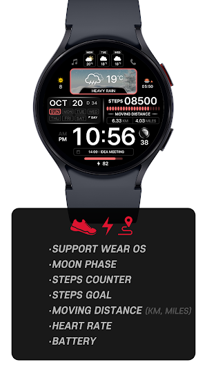 SamWatch Digital Weather 7 Screenshot 1