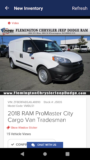Flemington Chrysler Jeep Dodge Screenshot 2
