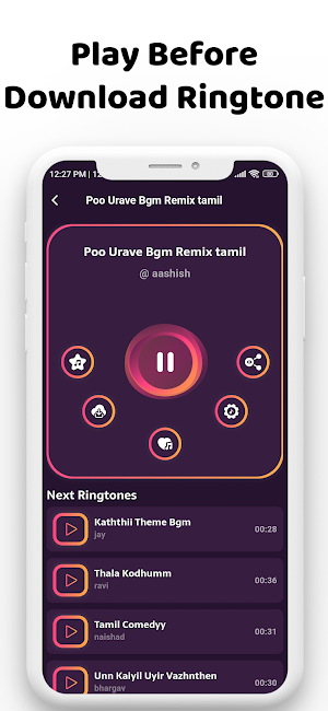 Tamil Ringtones தமிழ் பாடல் Screenshot 3