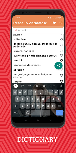 French To Vietnamese Dictionary Offline Screenshot 1