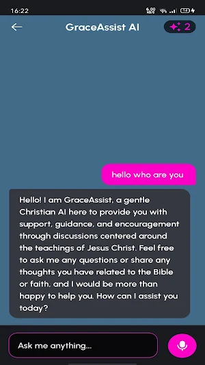 Christian AI Chat- GraceAssist Screenshot 3