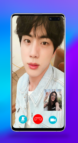 Jin Call You - BTS Jin Fake Video Call Screenshot 2