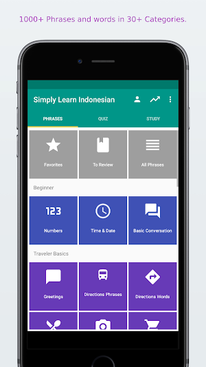 Simply Learn Indonesian Screenshot 0