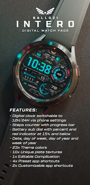 BALLOZI INTERO Watch Face Screenshot 1