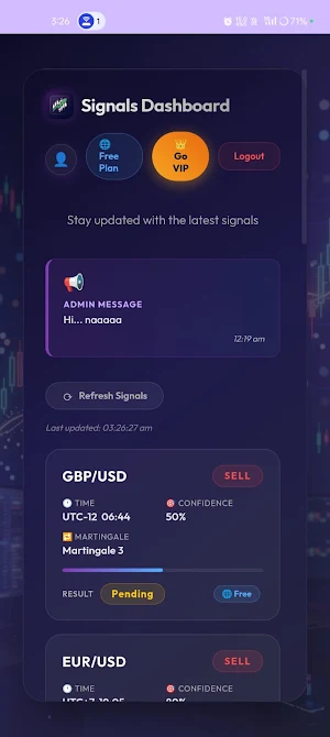 Quotex Signals Screenshot 0