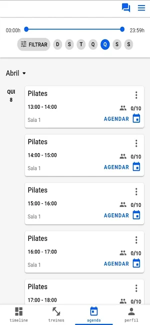 Golfinhos Fitness Screenshot 2