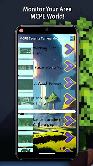 MCPE Security Camera Modpack Screenshot 1