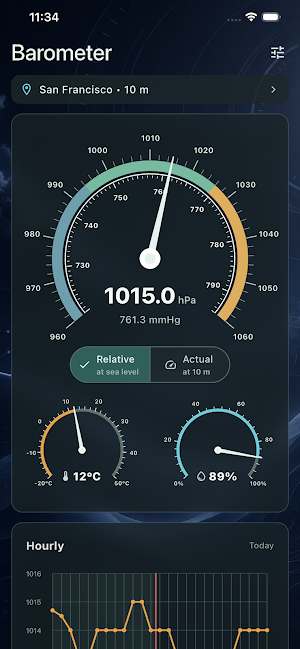 Barometer: Air Pressure Screenshot 0