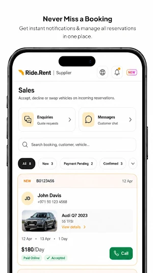Ride.Rent Suppliers Screenshot 2
