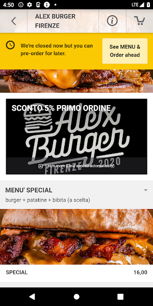 Alex Burger Firenze Screenshot 2