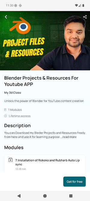 My 3D Class - Learn 3D Screenshot 1