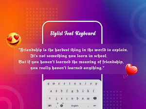 Fancy Keyboard - Font Style Screenshot 2