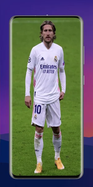 Luka Modric 4K Wallpaper Screenshot 0