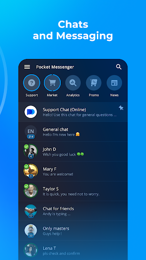 Pocket Messenger Screenshot 1