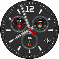 Sport Chronograph Watch Face