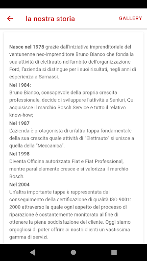 Bruno Bianco Car Service Sanlu Screenshot 2