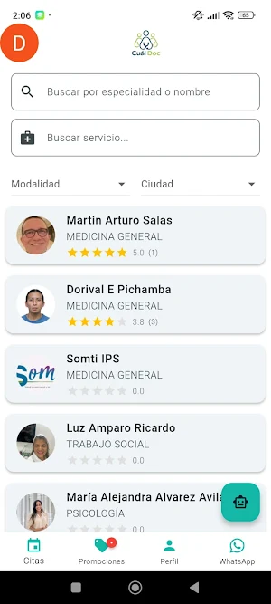Cuál DOC Pacientes Screenshot 0