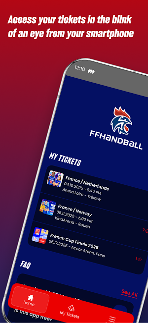 Ticket FFHandball Screenshot 0