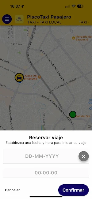 PiscoTaxi Pasajero Screenshot 1