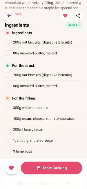 Cake & Dessert Recipes Offline Screenshot 2