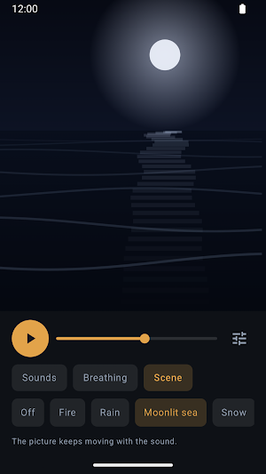 Sleep Sounds - Rain & Fire Screenshot 1
