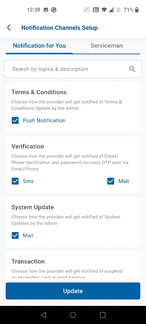ServiceBell Vendor Screenshot 3