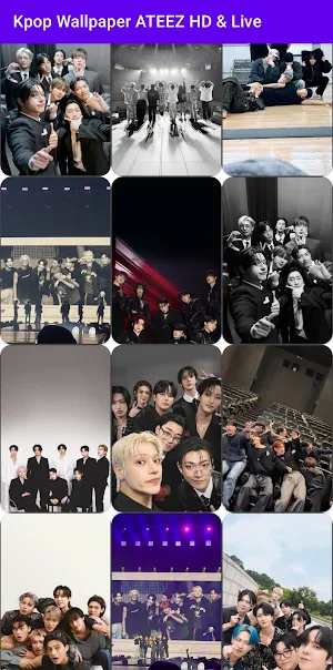 Kpop Wallpaper ATEEZ HD & Live Screenshot 0
