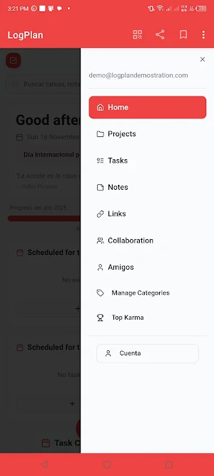 LogPlan Screenshot 1