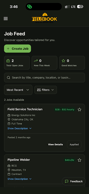 USA Fieldbook Screenshot 2