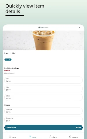 Alki Coffee Co. Screenshot 2