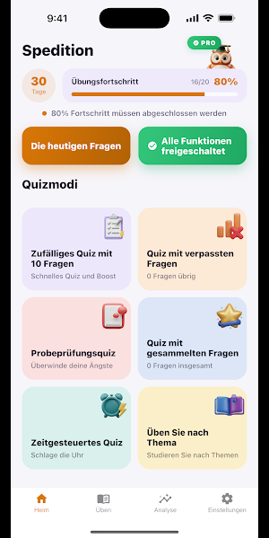 Spedition Logistik Prüfung Screenshot 0