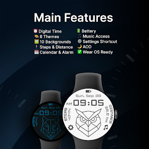 Geometric Art Watch Face Screenshot 1