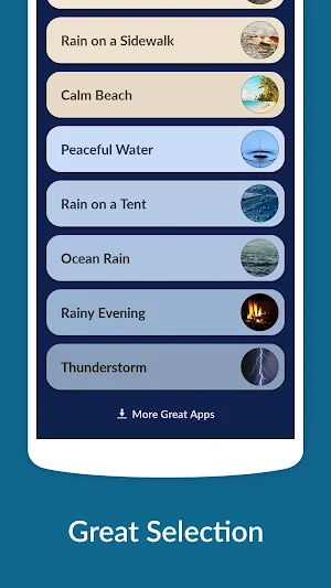 Rain Sounds - Sleep & Relax Screenshot 1