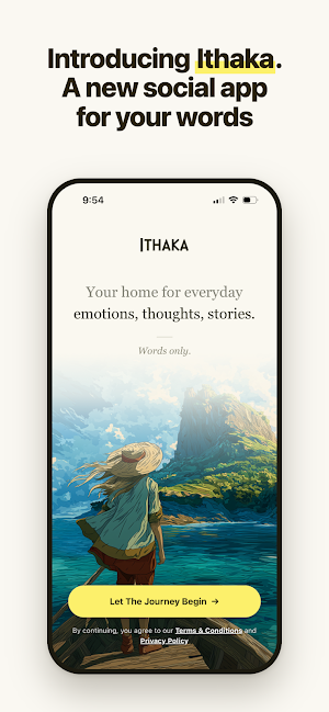 Ithaka: Writing & Reading App Screenshot 0