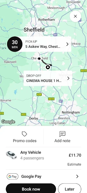 Galaxy Travel Taxis Screenshot 2