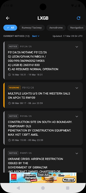 Aviatool (METAR, TAF) Screenshot 2