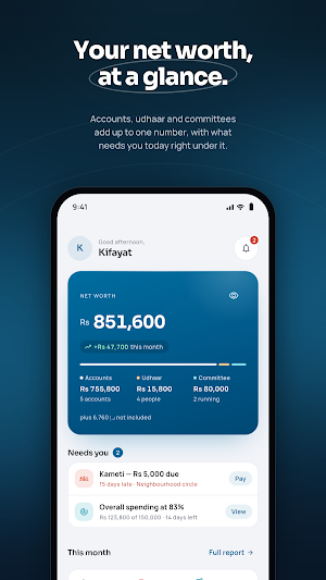 Kifayat: Budget & Expenses Screenshot 0