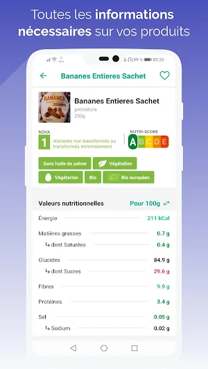 ScanFood - Scan your products NutriScore & Nova Screenshot 1
