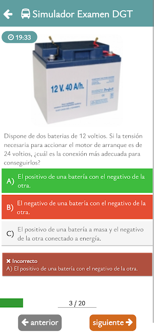 Autoescuela Permiso D Test Screenshot 3