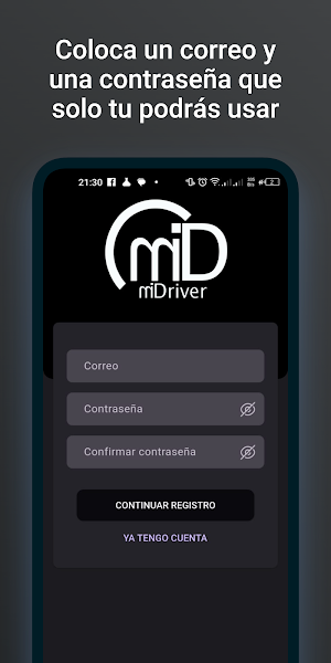 miDriver Screenshot 1