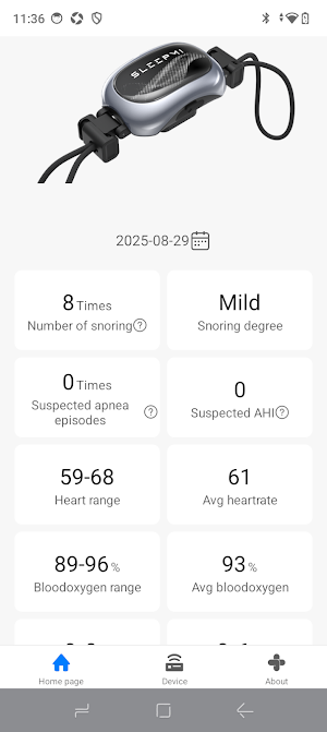 SLEEPMI HEALTH Screenshot 0