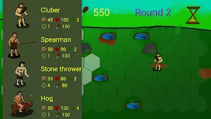 Hex battles - Stone age Screenshot 1