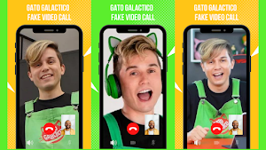 Gato Galactico Fake Video Call Screenshot 0