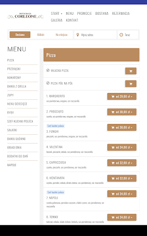 Pizzeria-Restauracja Corleone Screenshot 2