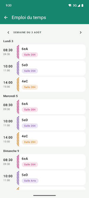 Ma Classe Screenshot 1